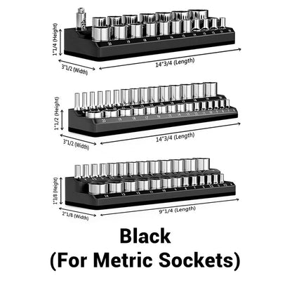 🔧 50% RABATT! 🧲 Magnet-Steckschlüsselhalter-Set – Farblich Sortiert, Spart Platz & Hält Werkzeuge Sicher 📦