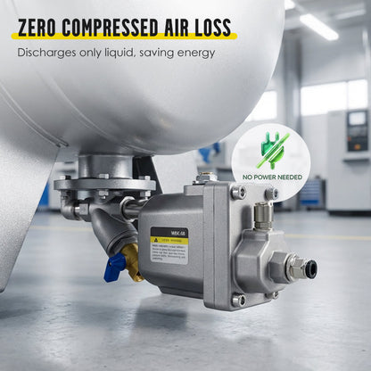 Automatischer Kondensatablass für Druckluftbehälter – Passend für WBK-58 / WBK-20, Mit Doppelfilter, Verstopfungssicher 🔧⚙️