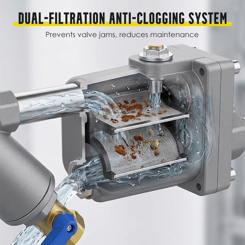 Automatischer Kondensatablass für Druckluftbehälter – Passend für WBK-58 / WBK-20, Mit Doppelfilter, Verstopfungssicher 🔧⚙️