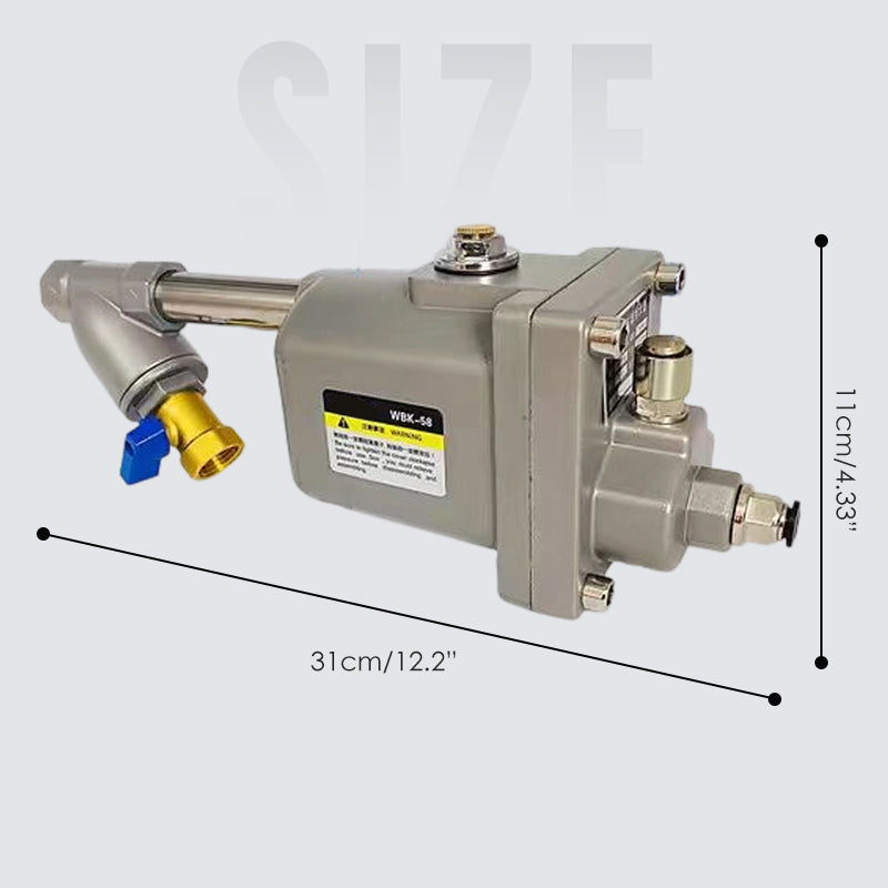 Automatischer Kondensatablass für Druckluftbehälter – Passend für WBK-58 / WBK-20, Mit Doppelfilter, Verstopfungssicher 🔧⚙️