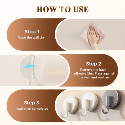 📢📢50 % Rabatt!! ⏰Saugnapfhaken – kein Bohren, keine Spuren hinterlassen & wiederverwendbar