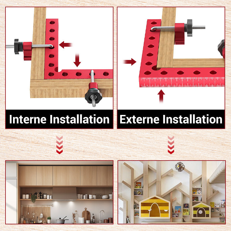 90-Grad-Positionierung-Winkelspanner