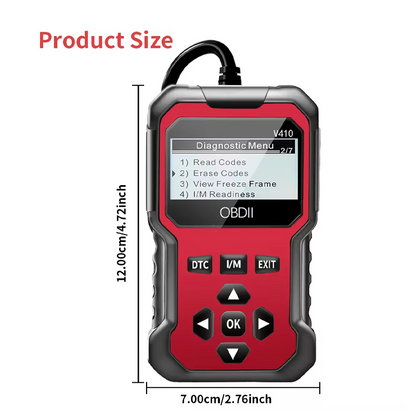 Universal OBD2 Diagnosegerät & Fehlercodeleser für Auto