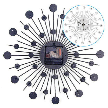 ✨🕰️ 50 % Rabatt ⚡ Kreative Strass-Wanduhr – leiser, minimalistischer Luxus für Wohnzimmer, Esszimmer und Eingangsbereich! 💎🏡