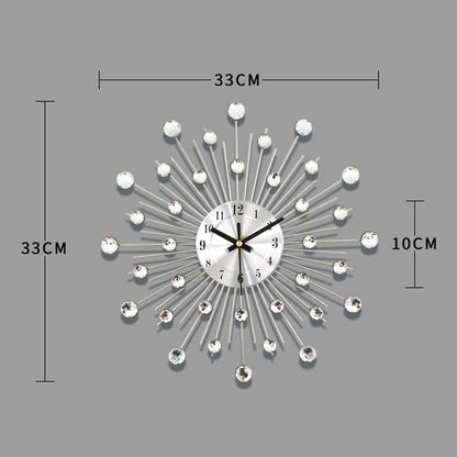 ✨🕰️ 50 % Rabatt ⚡ Kreative Strass-Wanduhr – leiser, minimalistischer Luxus für Wohnzimmer, Esszimmer und Eingangsbereich! 💎🏡