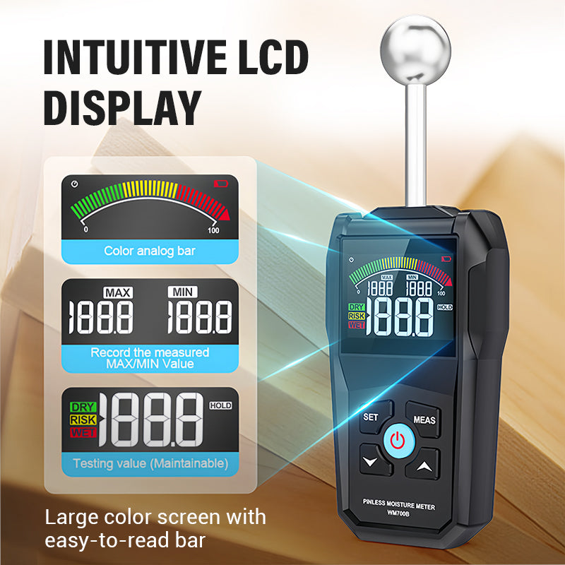 Pinloses zerstörungsfreies Feuchtigkeitsmessgerät
