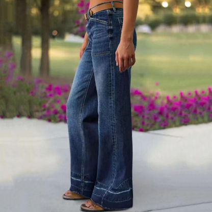 👖 50% RABATT! 🔥 Damen Retro Flare Jeans – Vintage Wash, High Waist & perfekter Stretch – figurformend & mega im Trend ✨