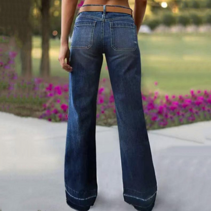 👖 50% RABATT! 🔥 Damen Retro Flare Jeans – Vintage Wash, High Waist & perfekter Stretch – figurformend & mega im Trend ✨