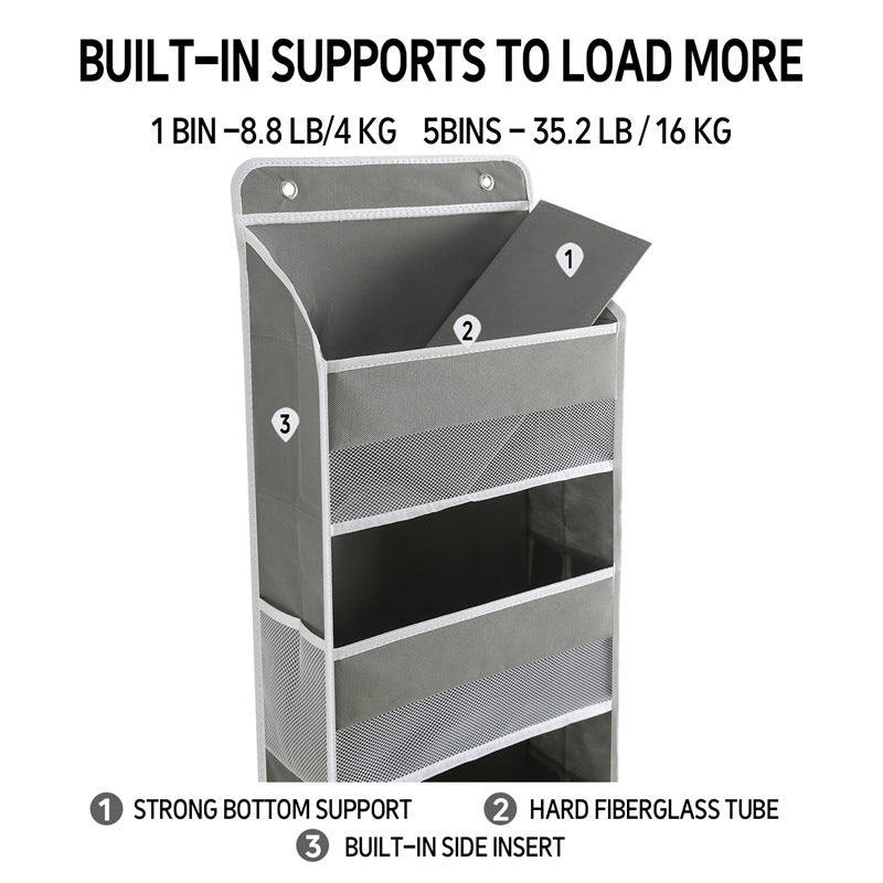 📢📢50 % Rabatt!! ⏰Hängeorganizer mit 5 Fächern und großer Kapazität