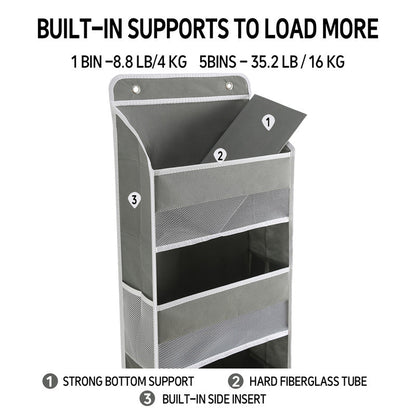 📢📢50 % Rabatt!! ⏰Hängeorganizer mit 5 Fächern und großer Kapazität