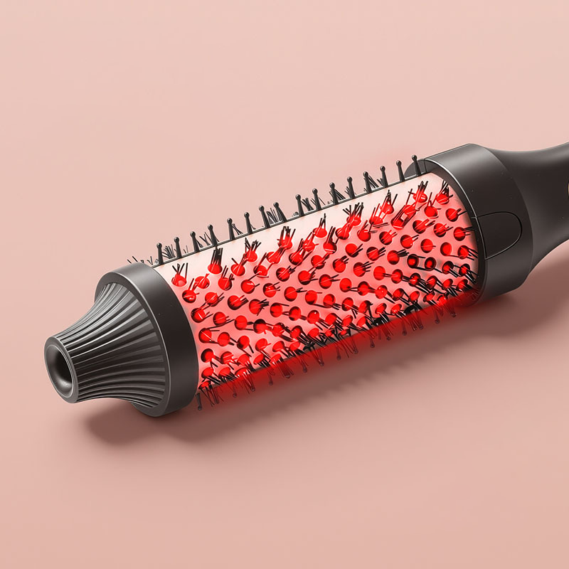 32 mm Ionen-Heizbürste für Locken & Volumen – Glätt- und Stylingbürste für Pony & Ansatz 💇‍♀️✨