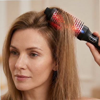 32 mm Ionen-Heizbürste für Locken & Volumen – Glätt- und Stylingbürste für Pony & Ansatz 💇‍♀️✨