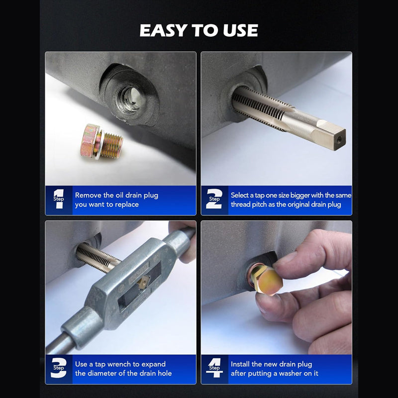 114-teiliges Ölwanne-Gewindereparatur-Set