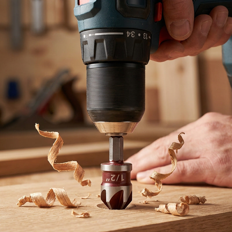 ✨ Hochkarbonstahl-Senkbohrer-Set — Professioneller Präzisionsbohrer für Holz und Metall! ✨
