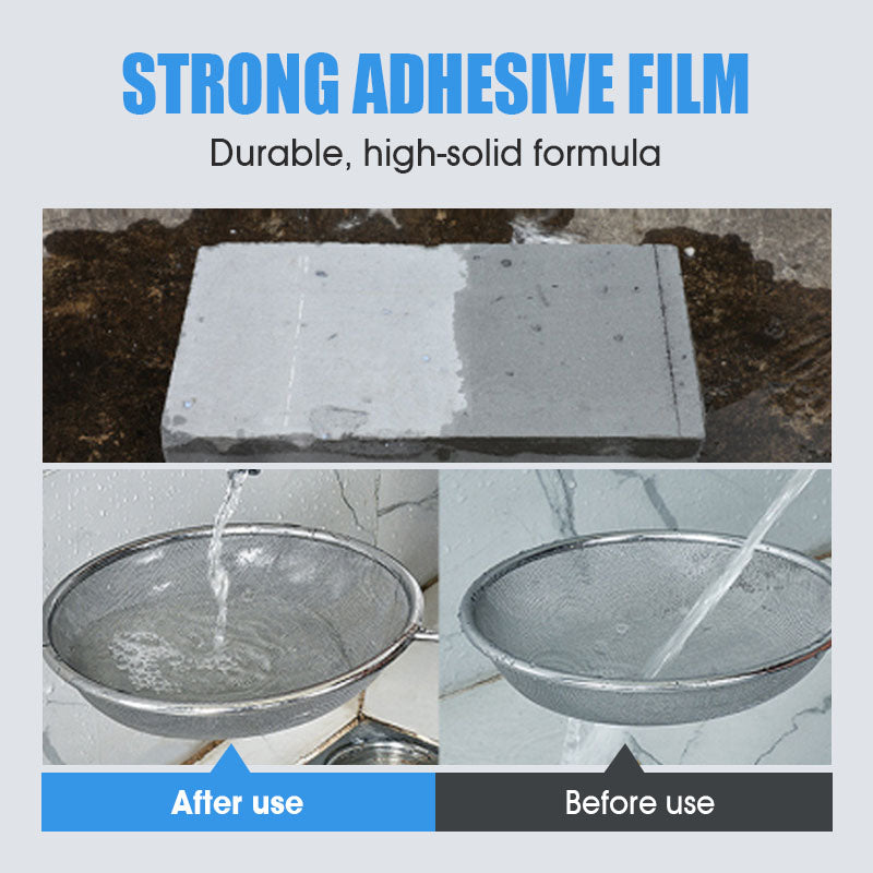 Transparenter wasserfester Kleb- & Dichtstoff