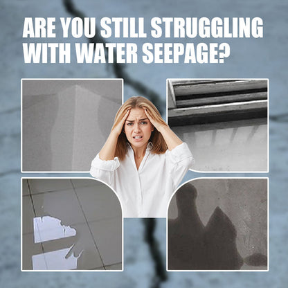 Transparenter wasserfester Kleb- & Dichtstoff