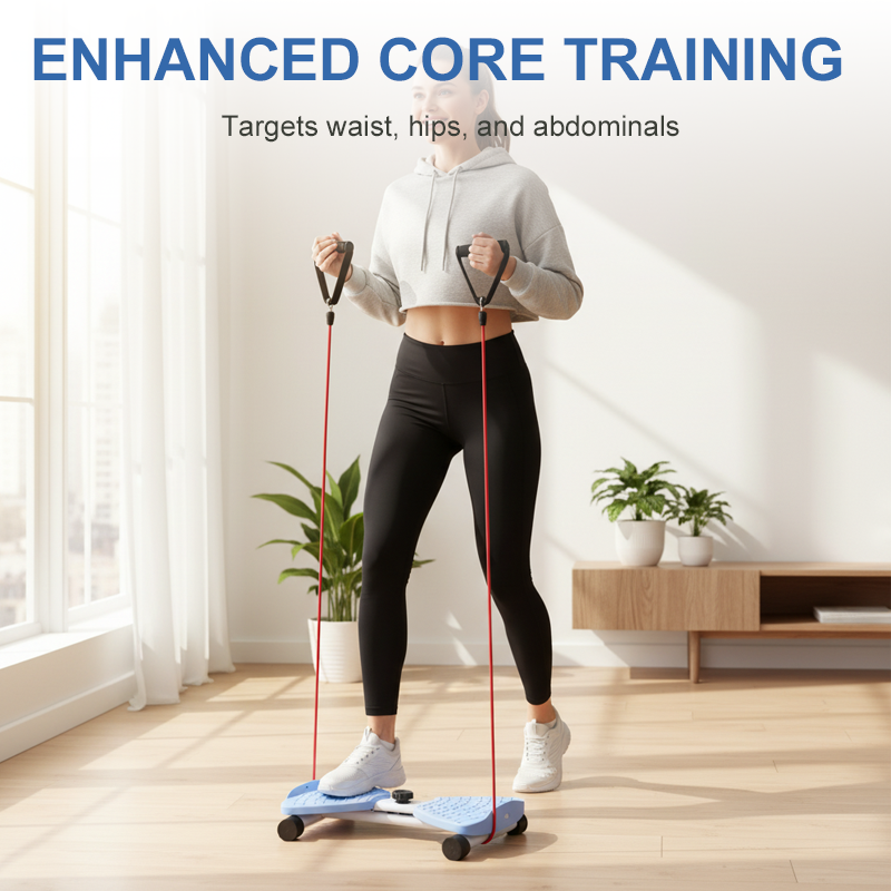 Kompakter Cardio-Twisting-Steppe