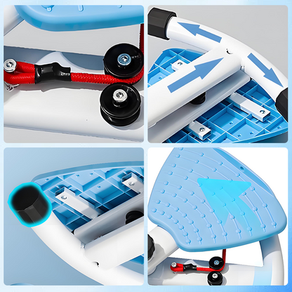 Kompakter Cardio-Twisting-Steppe