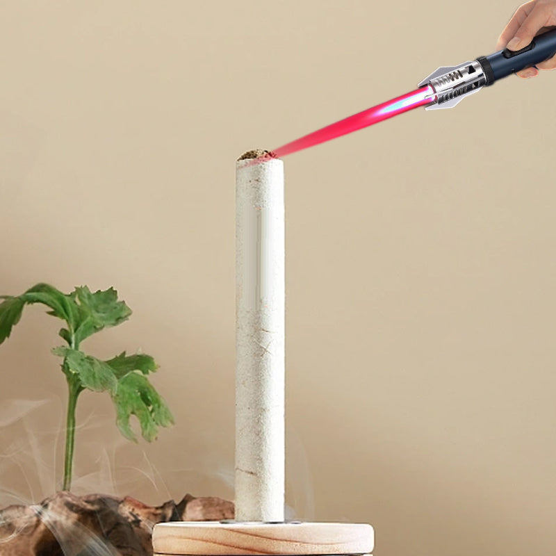 Outdoor Camping Multifunktioneller Windgeschützter Gerader Flamme Hochtemperaturbeständiger Schweißbrenner