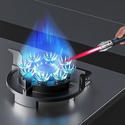 Outdoor Camping Multifunktioneller Windgeschützter Gerader Flamme Hochtemperaturbeständiger Schweißbrenner