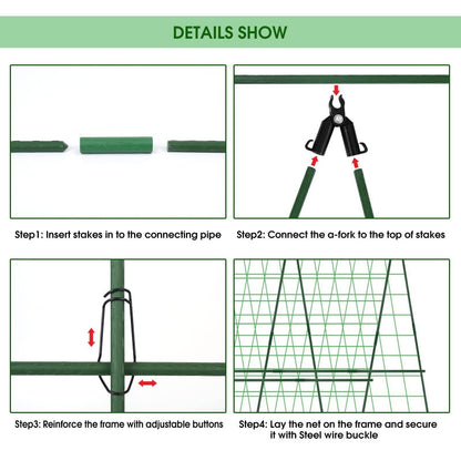 Rankgitter in A-Form für Kletterpflanzen