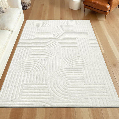 🔥 Neuer Wohntrend: Weicher Bogen-Teppich – Stylisches Design trifft auf Komfort & Gemütlichkeit 🛋️✨
