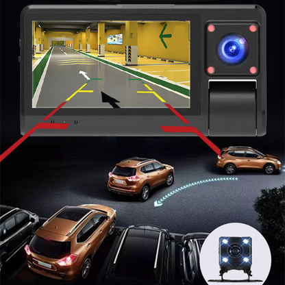 3-Kanal 1080P Dashcam mit WLAN