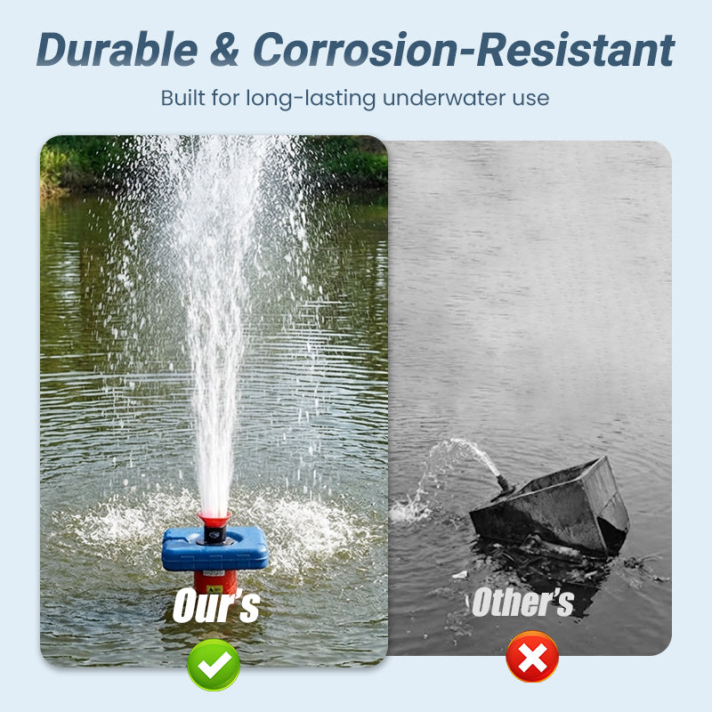 📢📢50 % RABATT !!!⏰2-in-1-Teichbelüfter und -Pumpe