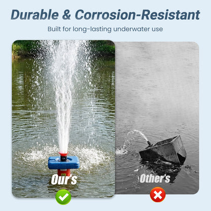 📢📢50 % RABATT !!!⏰2-in-1-Teichbelüfter und -Pumpe