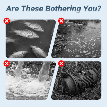 📢📢50 % RABATT !!!⏰2-in-1-Teichbelüfter und -Pumpe