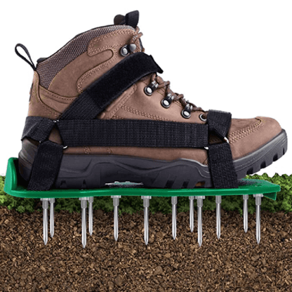 📢📢50 % Rabatt!! ⏰Rasenbelüftung Schuhe – 4,2 cm Erdnägel für Gartenpflege, Epoxidboden Spikes