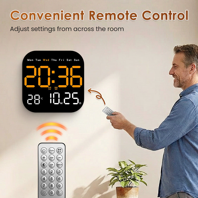 ⏰ 50% RABATT! 📱 Multifunktionaler Digitalwecker für Zuhause & Büro – Großes Display, USB-Ladefunktion & Einstellbare Helligkeit 🛏️