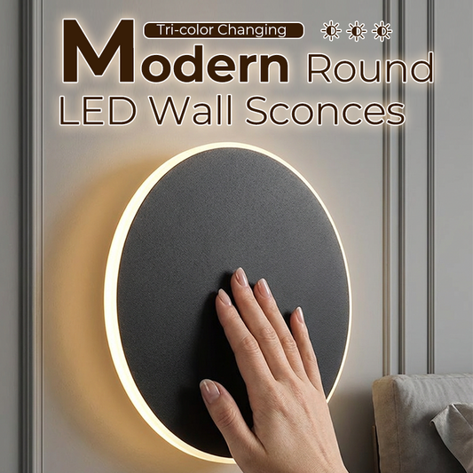 💡 50% RABATT! ✨ Moderne runde LED-Wandleuchten – Dimmbar, Energiesparend & Elegantes Design für Jeden Raum 🏠