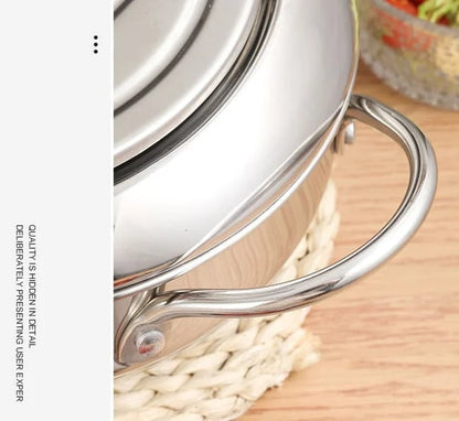 🔥 Nur für kurze Zeit 50 % Rabatt! 🍤 304 Edelstahl Tempura-Topf – Kompakter Frittiertopf mit Temperaturkontrolle und Filtersieb