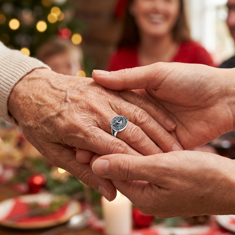 Baum des Lebens Ring – Minimalistisches Design mit natürlichem Charme 🌿💍