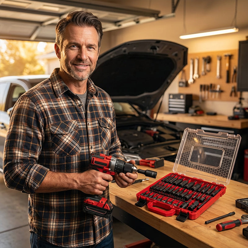 55-teiliges magnetisches Schraubendreher-Set für Schlagschrauber