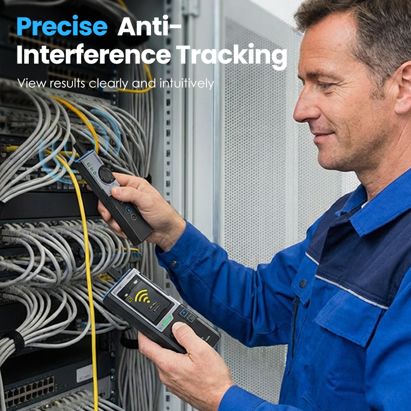 🌐 Netzwerk- & PoE Kabeltester mit Leitungssuche – Für Installation, Wartung & Fehlersuche