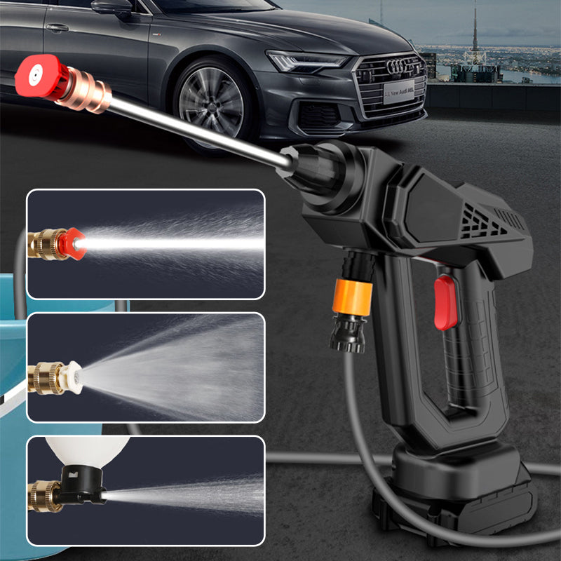 🚗 Kabellose tragbare Hochdruck-Sprühwasserpistole — Kabelloser Hochdruckreiniger für Auto & Haus ⚡