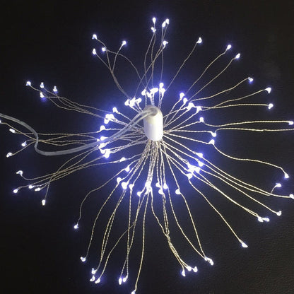 📢📢50 % RABATT! ⏰Weihnachtsfeuerwerk LED-Lichterkette aus Kupferdraht