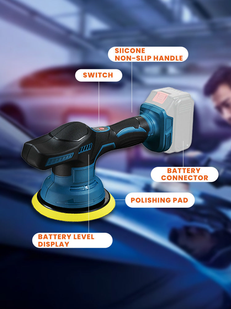 Akku-Autopoliermaschine mit 8 Geschwindigkeitsstufen