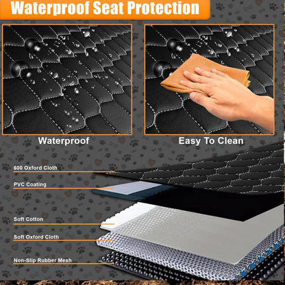 🐾🚗 Universal Auto-Rücksitz-Schondecke für Haustiere｜Bereits über 1000 Mal verkauft!