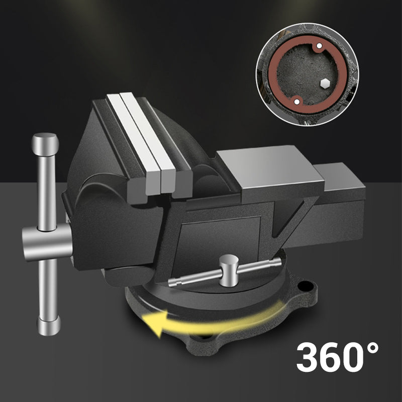 Hochleistungs-Schraubstock mit drehbarer Basis