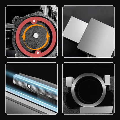 Hochleistungs-Schraubstock mit drehbarer Basis