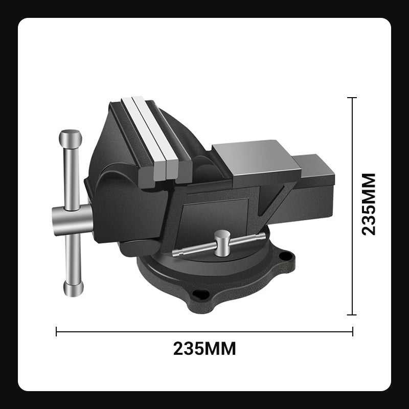 Hochleistungs-Schraubstock mit drehbarer Basis