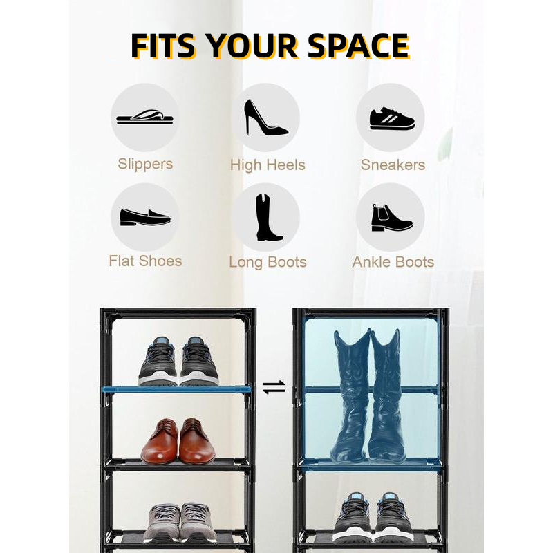 👠 50% RABATT! 🚪 Einfach zu montierender Schuhregal – Platzsparend, Stabil & Robust für Flur & Schlafzimmer 👟