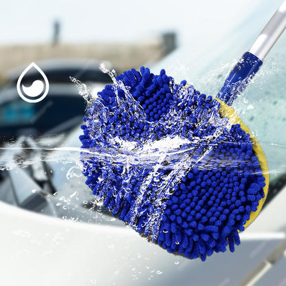 🌞Frühlingserwachen: 50% Rabatt!🚗 Robuster Aluminium-Teleskop-Autowaschmopp – Langer Stiel, Schonende Reinigung & Vielseitig für alle Fahrzeuge