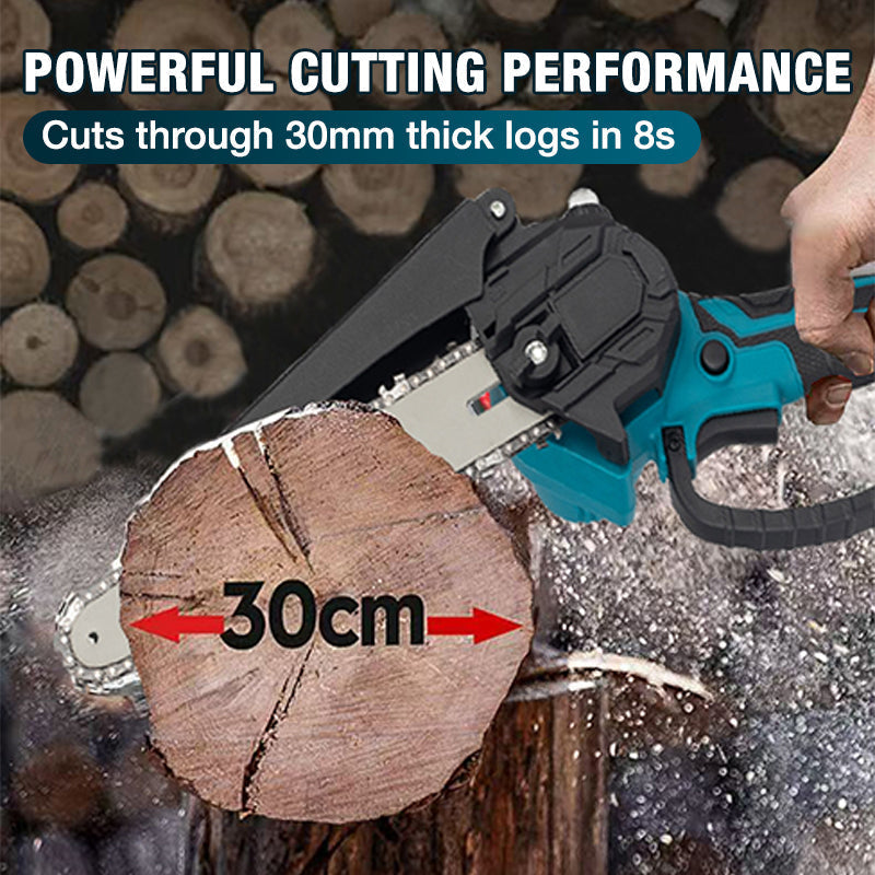 🔥 Zeitlich begrenzte Aktion: 50 % Rabatt 🔥 6-Zoll-Akku-Minikettensäge mit 2 ✨ Akkus Kabellos und tragbar, ideal zum Zurückschneiden und zur Holzfällung