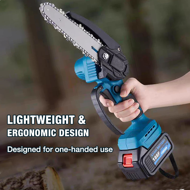 🔥 Zeitlich begrenzte Aktion: 50 % Rabatt 🔥 6-Zoll-Akku-Minikettensäge mit 2 ✨ Akkus Kabellos und tragbar, ideal zum Zurückschneiden und zur Holzfällung