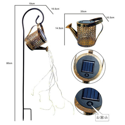 ⏳Letzter Tag 50% Rabatt⏳Solarbetriebene Wasserfall-Lichter