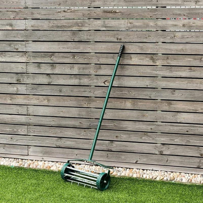 🌿 T-Griff Gartenhacke / Belüfter – Robuster Eisen-Unkrautstecher für Rasen & Beet – Ergonomischer Handvertikutierer mit rutschfestem Griff